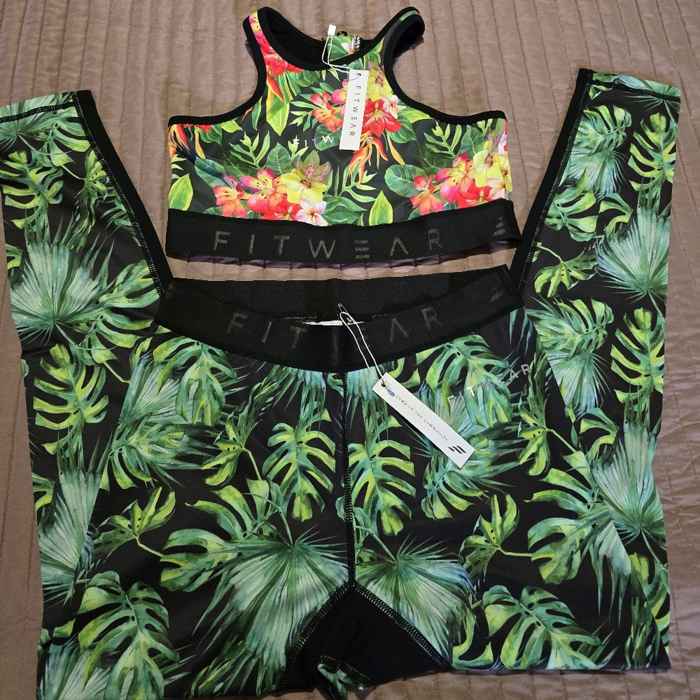 Women's Tropical Print Leggings